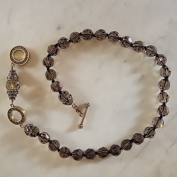 COPY - HEIDI DAUS Crystal/Beads Wrap/Necklace - Picture 3 of 16